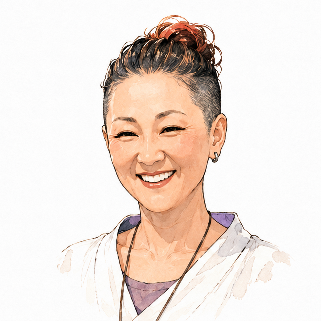 Shinobu Watanabe プロフィールイラスト